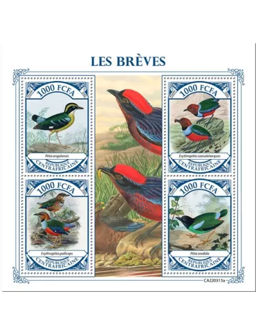 n° 9157/9160 - Timbre CENTRAFRIQUE Poste