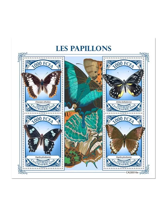 n° 9161/9164 - Timbre CENTRAFRIQUE Poste