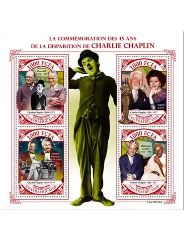 n° 9193/9196 - Timbre CENTRAFRIQUE Poste