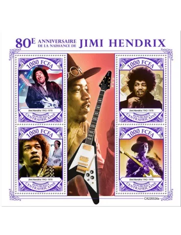 n° 9201/9204 - Timbre CENTRAFRIQUE Poste