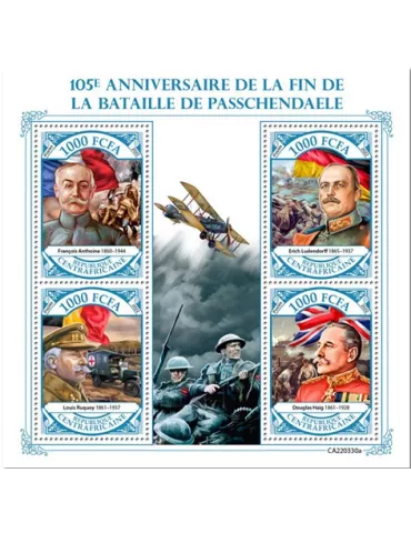 n° 9217/9220 - Timbre CENTRAFRIQUE Poste