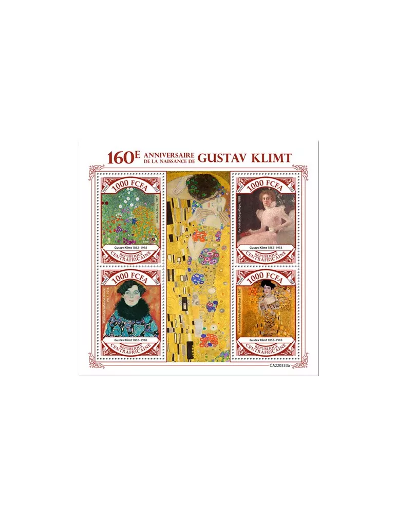 n° 9229/9232 - Timbre CENTRAFRIQUE Poste