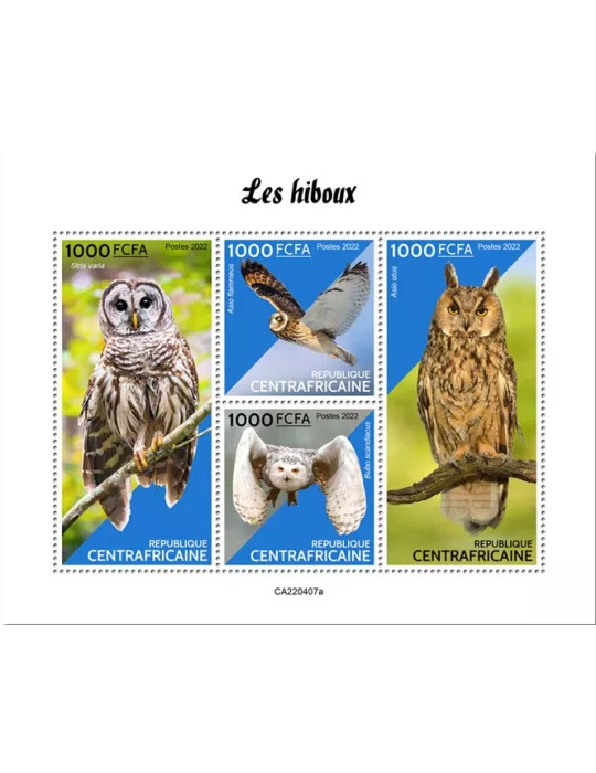 n° 9296/9299 - Timbre CENTRAFRIQUE Poste