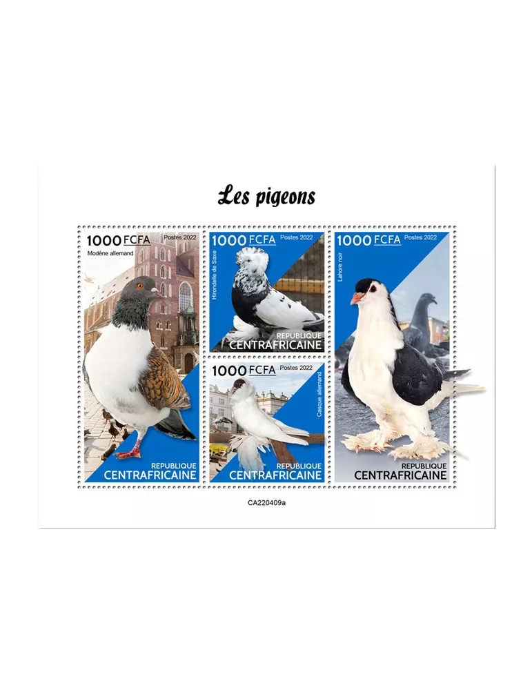 n° 9304/9307 - Timbre CENTRAFRIQUE Poste