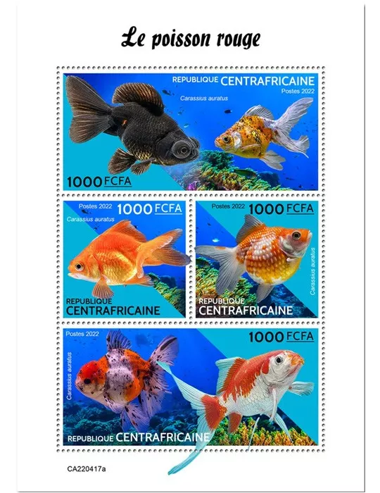 n° 9336/9339 - Timbre CENTRAFRIQUE Poste