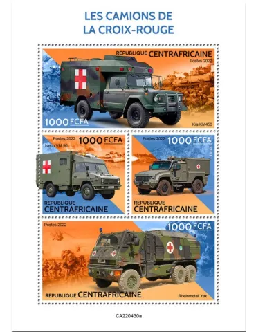 n° 9388/9391 - Timbre CENTRAFRIQUE Poste