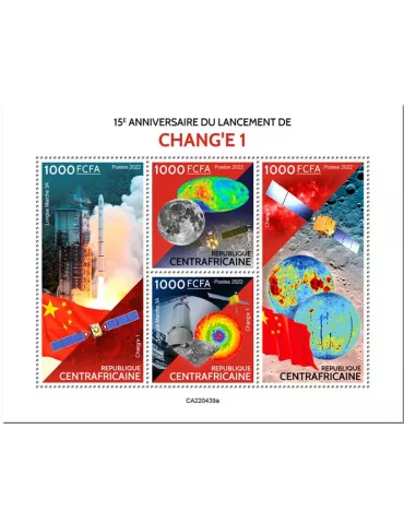 n° 9424/9427 - Timbre CENTRAFRIQUE Poste