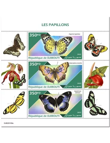 n° 3866/3868 - Timbre DJIBOUTI Poste