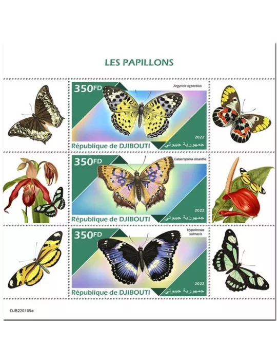 n° 3866/3868 - Timbre DJIBOUTI Poste