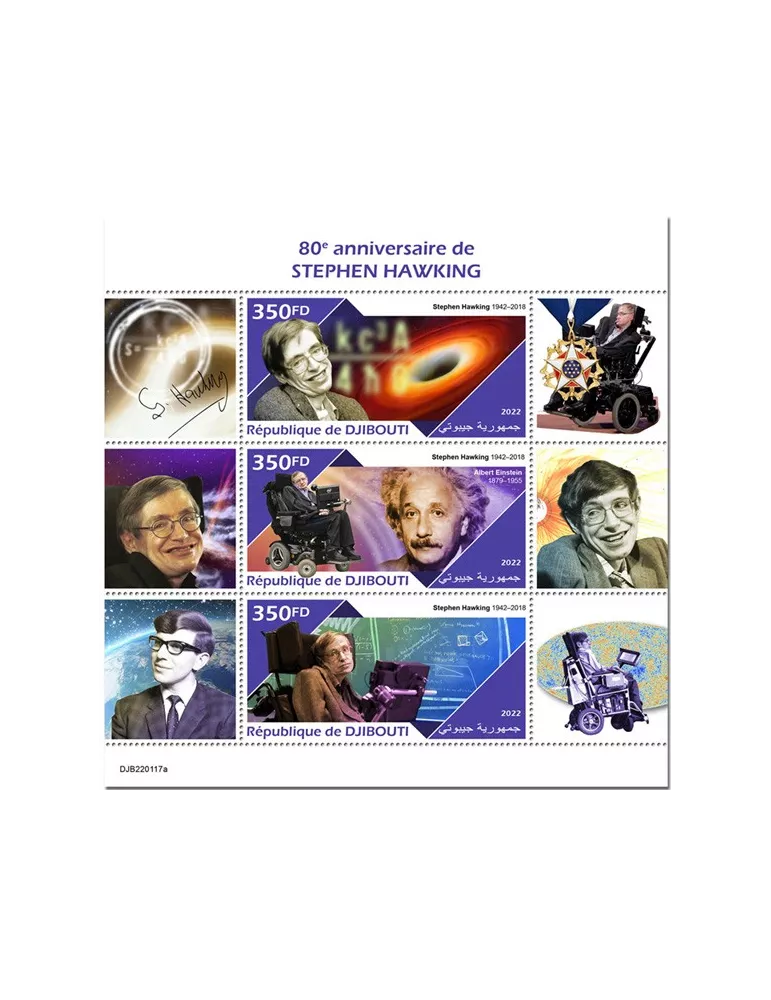 n° 3890/3892 - Timbre DJIBOUTI Poste