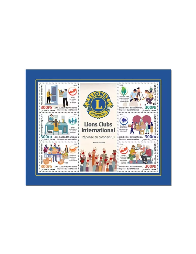 n° 3899/3904 - Timbre DJIBOUTI Poste