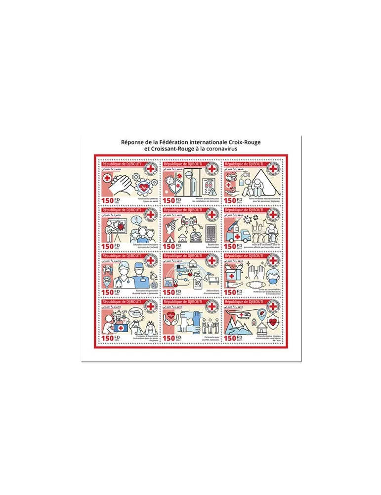 n° 3905/3916 - Timbre DJIBOUTI Poste