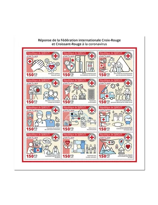 n° 3905/3916 - Timbre DJIBOUTI Poste