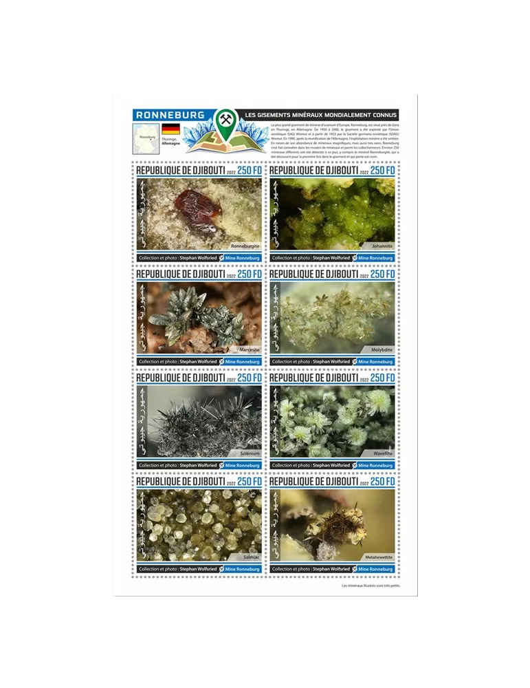 n° 3931/3938 - Timbre DJIBOUTI Poste