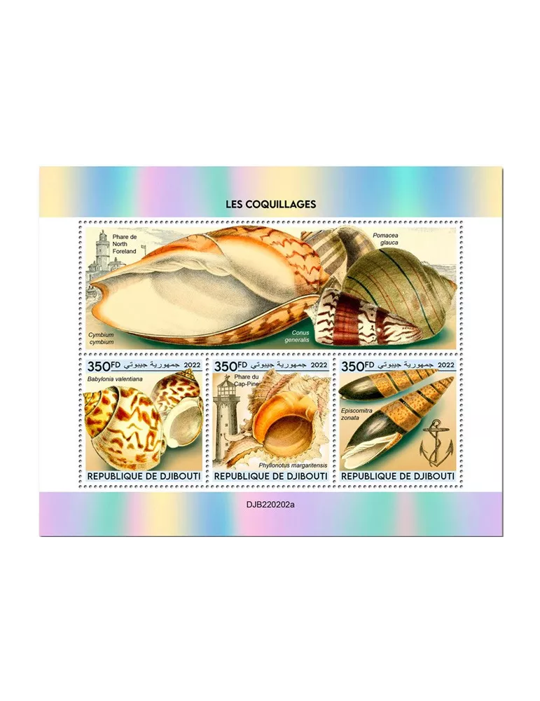 n° 3939/3941 - Timbre DJIBOUTI Poste