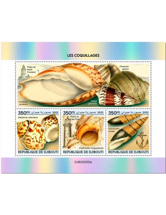 n° 3939/3941 - Timbre DJIBOUTI Poste