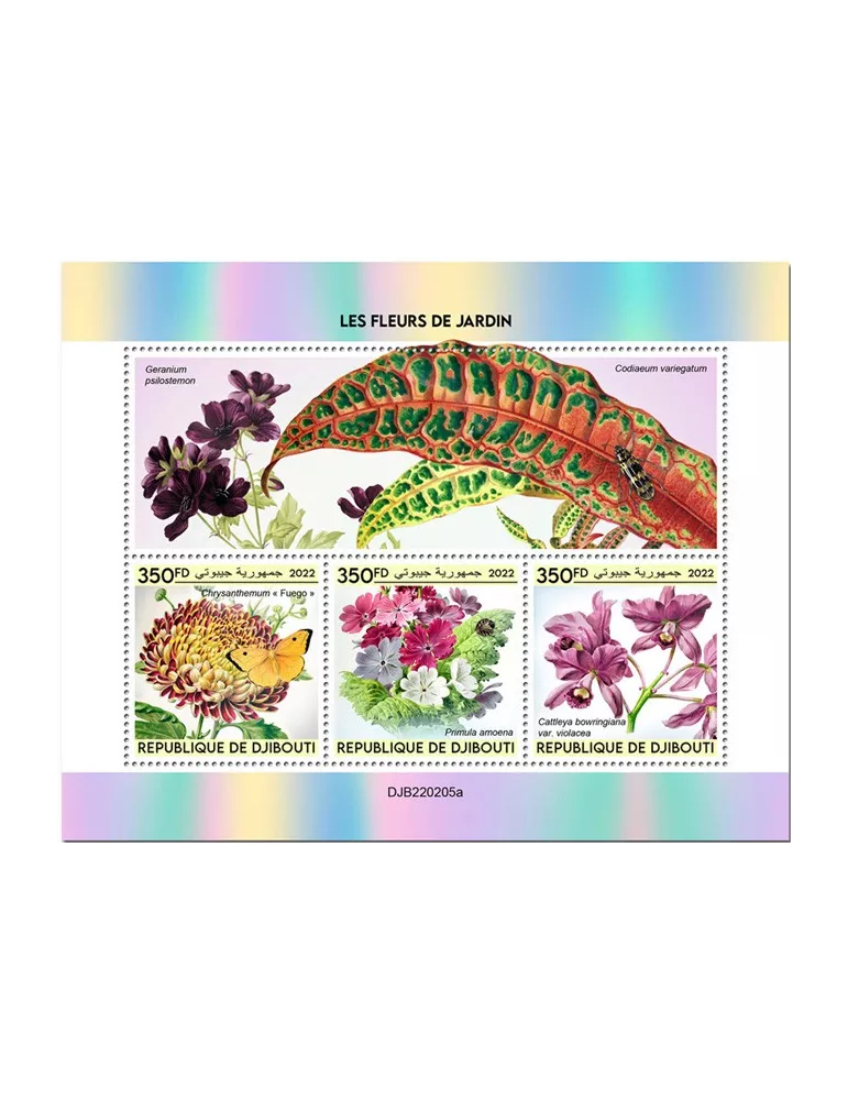 n° 3948/3950 - Timbre DJIBOUTI Poste