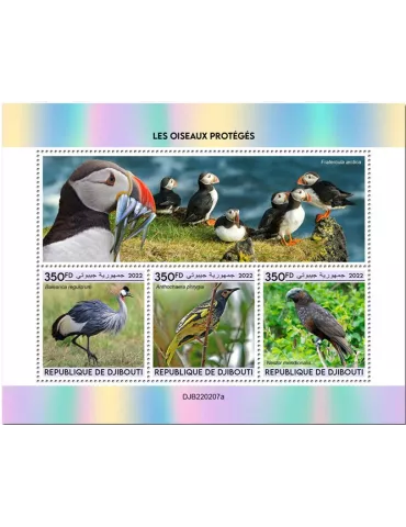 n° 3954/3956 - Timbre DJIBOUTI Poste