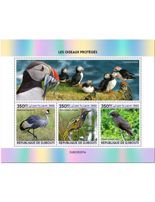 n° 3954/3956 - Timbre DJIBOUTI Poste