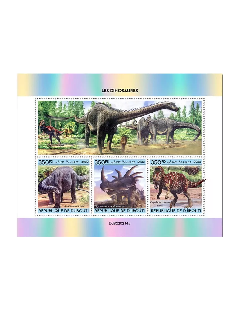 n° 3975/3977 - Timbre DJIBOUTI Poste