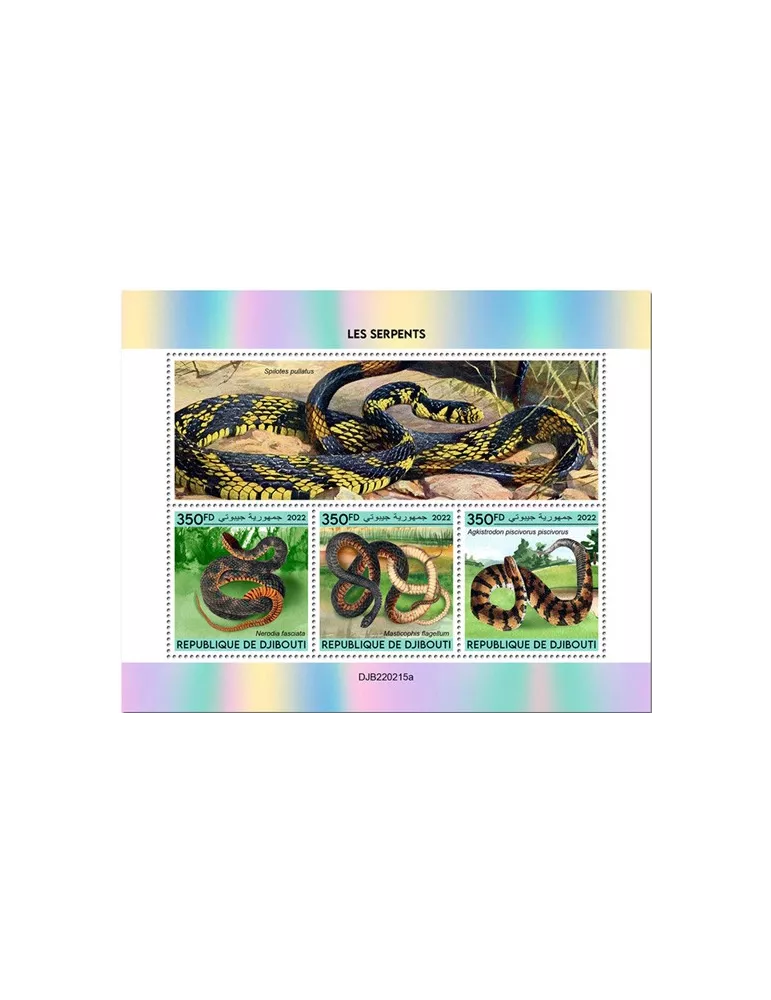 n° 3978/3980 - Timbre DJIBOUTI Poste