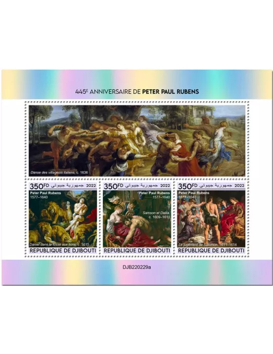 n° 4020/4022 - Timbre DJIBOUTI Poste