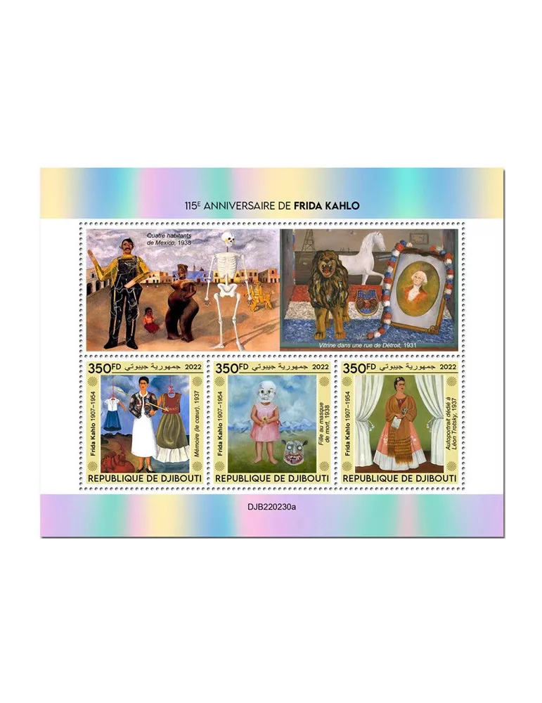 n° 4023/4025 - Timbre DJIBOUTI Poste