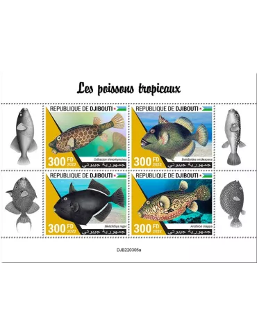 n° 4070/4073 - Timbre DJIBOUTI Poste