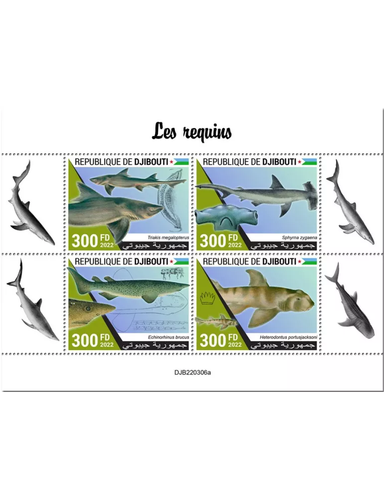 n° 4074/4077 - Timbre DJIBOUTI Poste