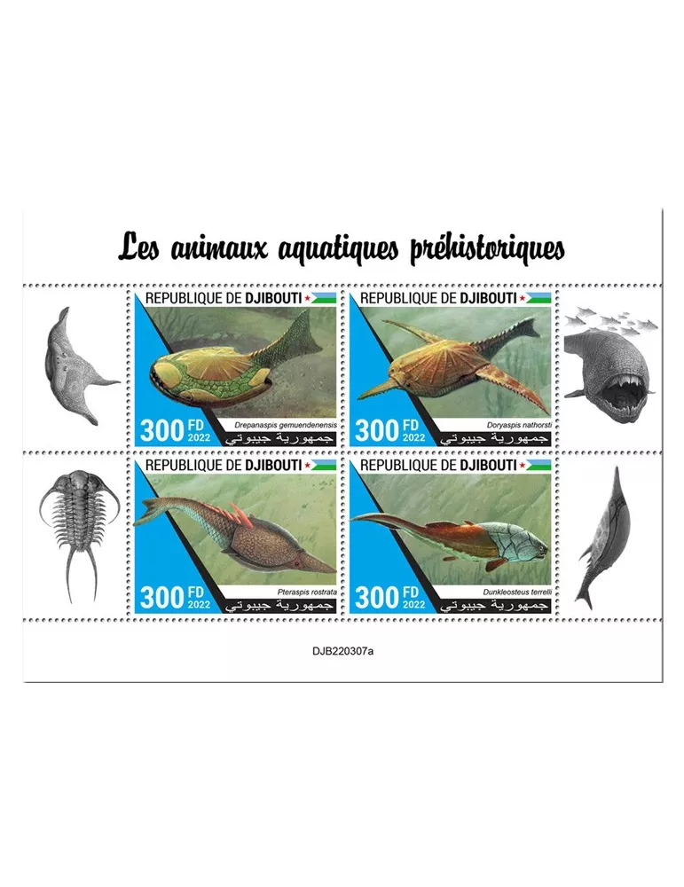 n° 4078/4081 - Timbre DJIBOUTI Poste