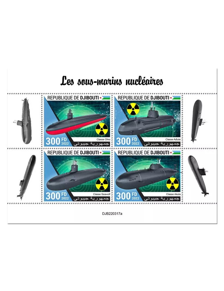 n° 4118/4121 - Timbre DJIBOUTI Poste