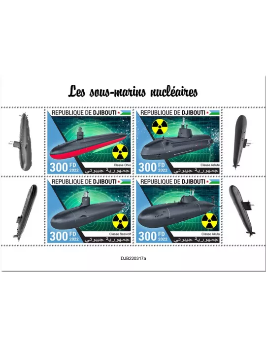 n° 4118/4121 - Timbre DJIBOUTI Poste