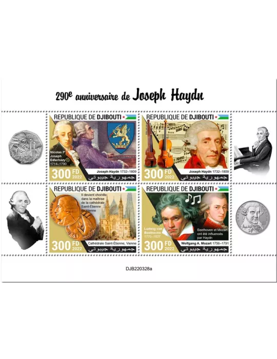 n° 4162/4165 - Timbre DJIBOUTI Poste