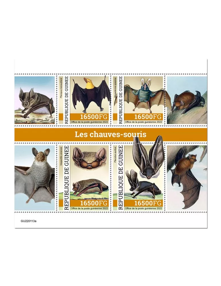 n° 11577/11580 - Timbre GUINÉE Poste