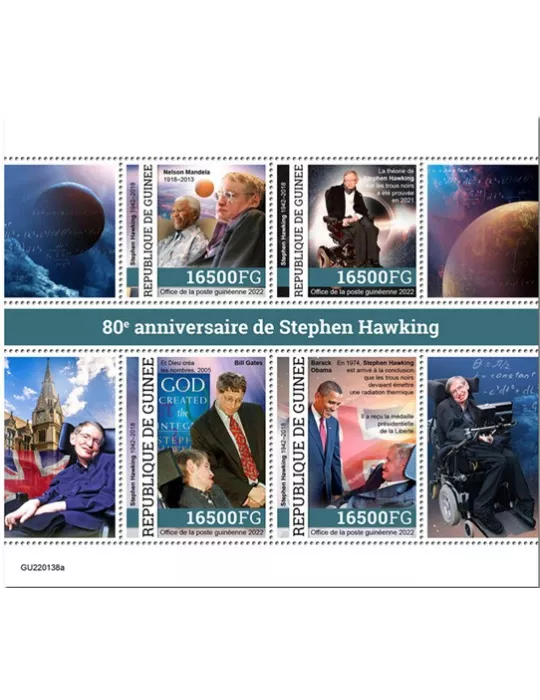 n° 11677/11680 - Timbre GUINÉE Poste