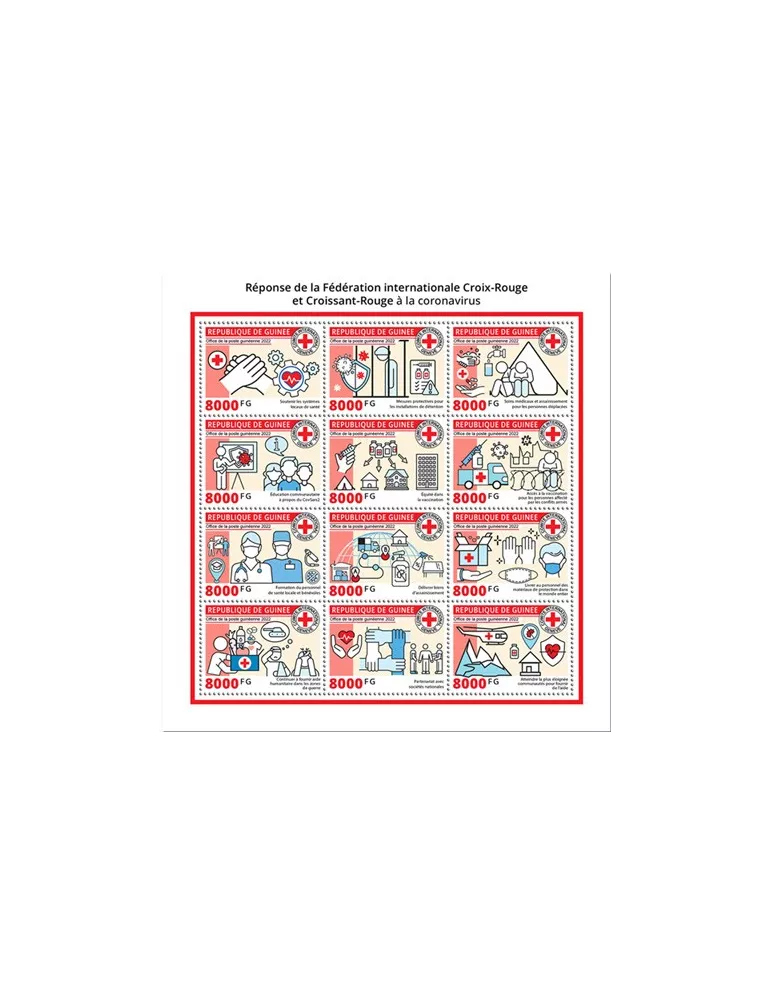 n° 11715/11726 - Timbre GUINÉE Poste