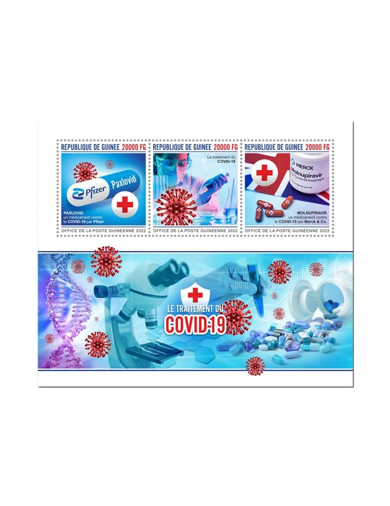 n° 11741/11743 - Timbre GUINÉE Poste