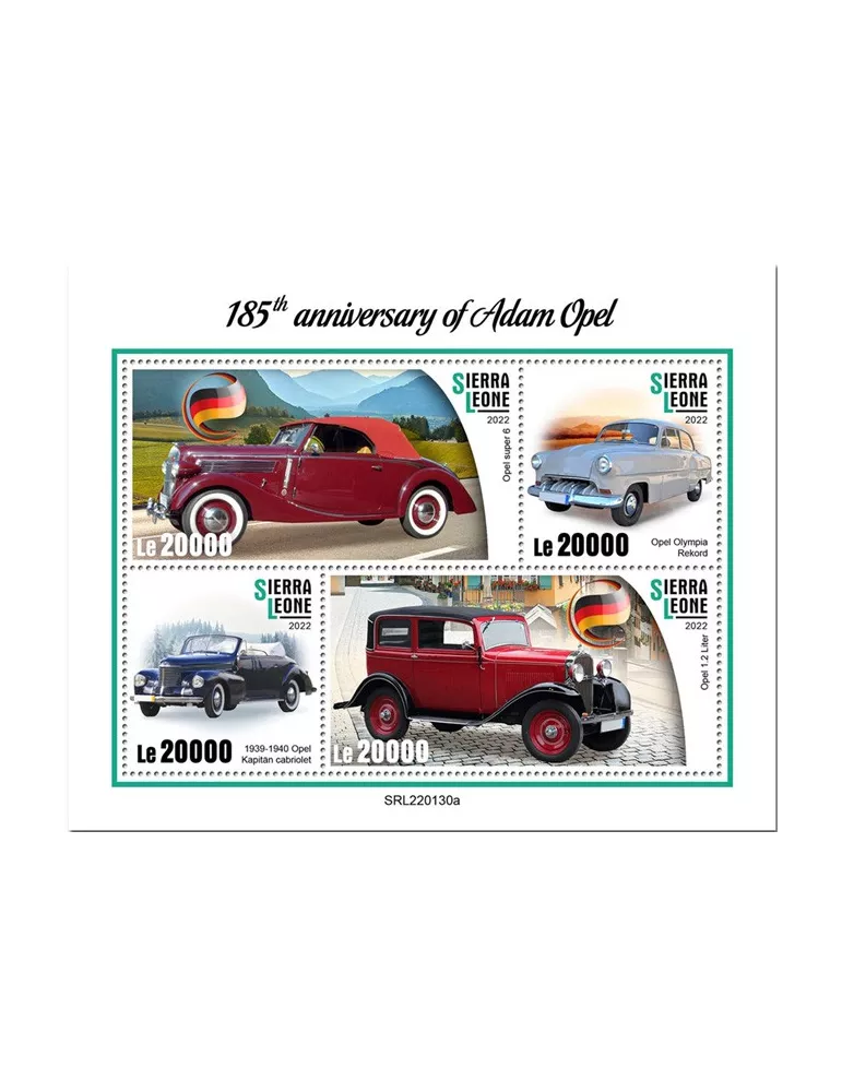 n° 10712/10715 - Timbre SIERRA LEONE Poste