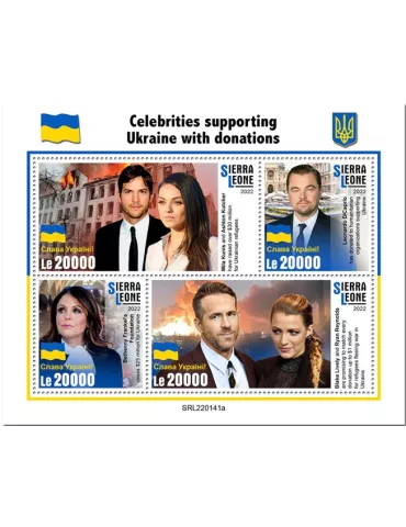 n° 10756/10759 - Timbre SIERRA LEONE Poste