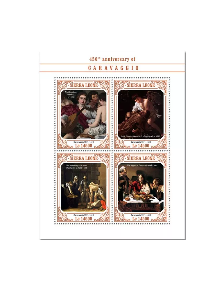 n° 10797/10800 - Timbre SIERRA LEONE Poste