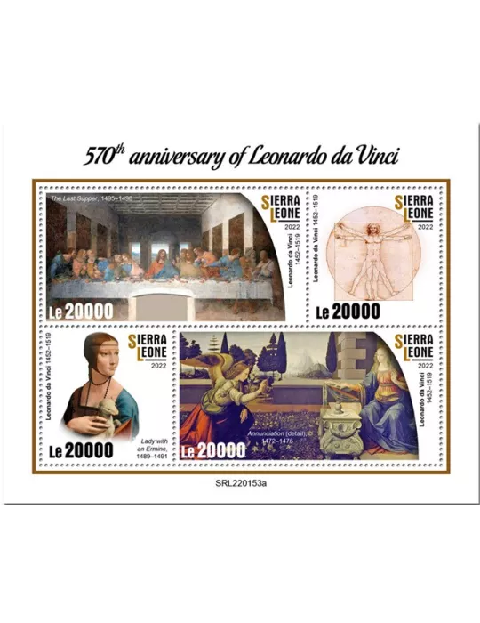 n° 10801/10804 - Timbre SIERRA LEONE Poste