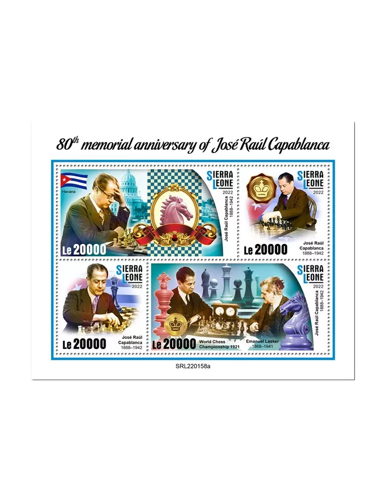 n° 10825/10828 - Timbre SIERRA LEONE Poste