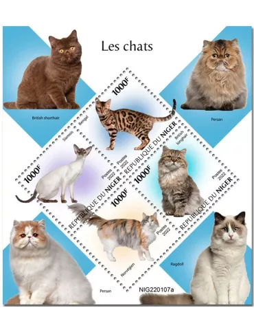 n° 6800/6803 - Timbre NIGER Poste