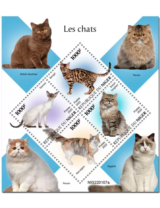 n° 6800/6803 - Timbre NIGER Poste