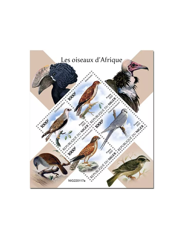 n° 6840/6843 - Timbre NIGER Poste