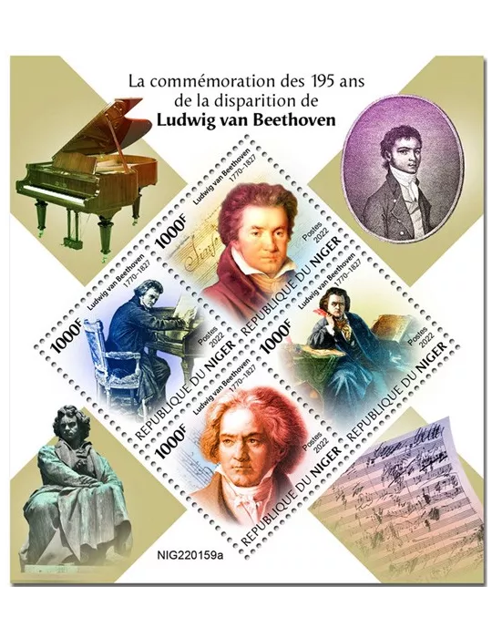 n° 7008/7011 - Timbre NIGER Poste