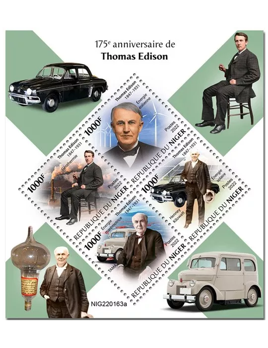 n° 7024/7027 - Timbre NIGER Poste