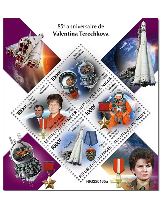 n° 7032/7035 - Timbre NIGER Poste