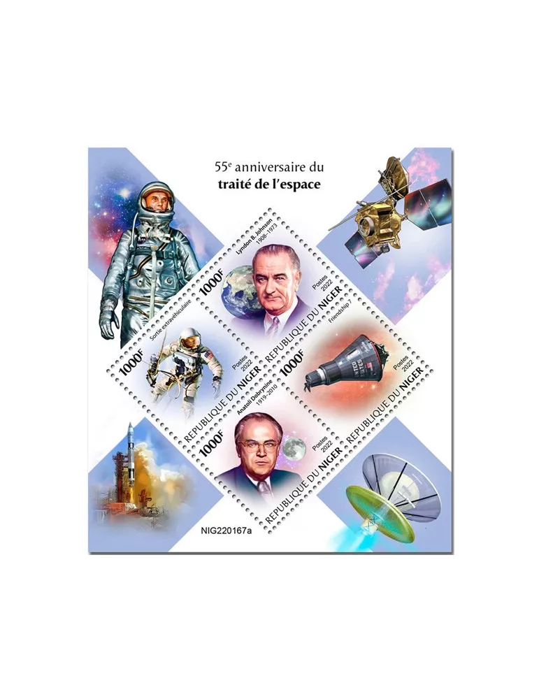 n° 7040/7043 - Timbre NIGER Poste