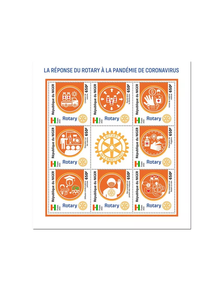 n° 7084/7091 - Timbre NIGER Poste